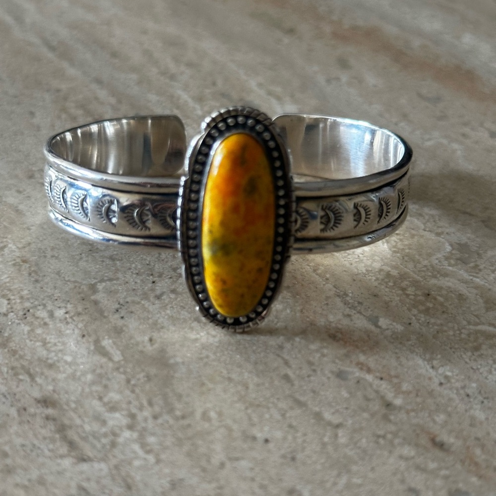 Bumble Bee Jasper Cuff